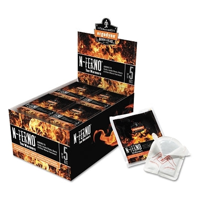Ergodyne N-Ferno® Warming Pack, Foot, Non-Woven Fabric Polyethylene, White (150-16992) 40 PR / CA