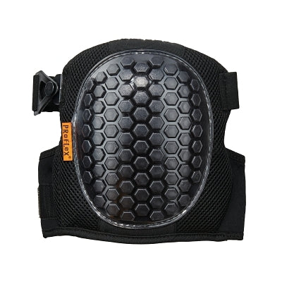 Ergodyne 367 Round Cap Lightweight Gel Knee Pads, Strap/Buckle, Black (150-18467) 6 PR / PK