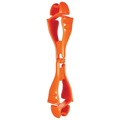 Ergodyne Squids® 3400 Glove Clip Holder with Dual Clip, Hi-Viz Orange (150-19118) Each