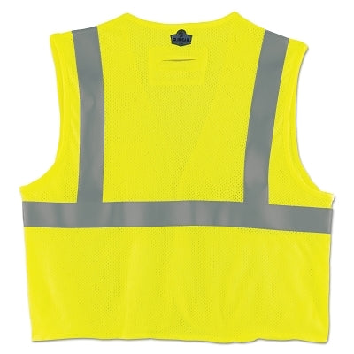 Ergodyne GloWear® Safety Vest, 8260FRHL, Fire Resist, Mesh Modacrylic, Class 2, Type R, 2 Pockets, Reflective Tape, 2X-L/3XL, Lime (150-21497) Each