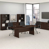 Bush Business Furniture Conference Tables, Boat, 42w x 95.19d x 28.65h, Mocha Cherry (BSH99TB9642MRK) Each