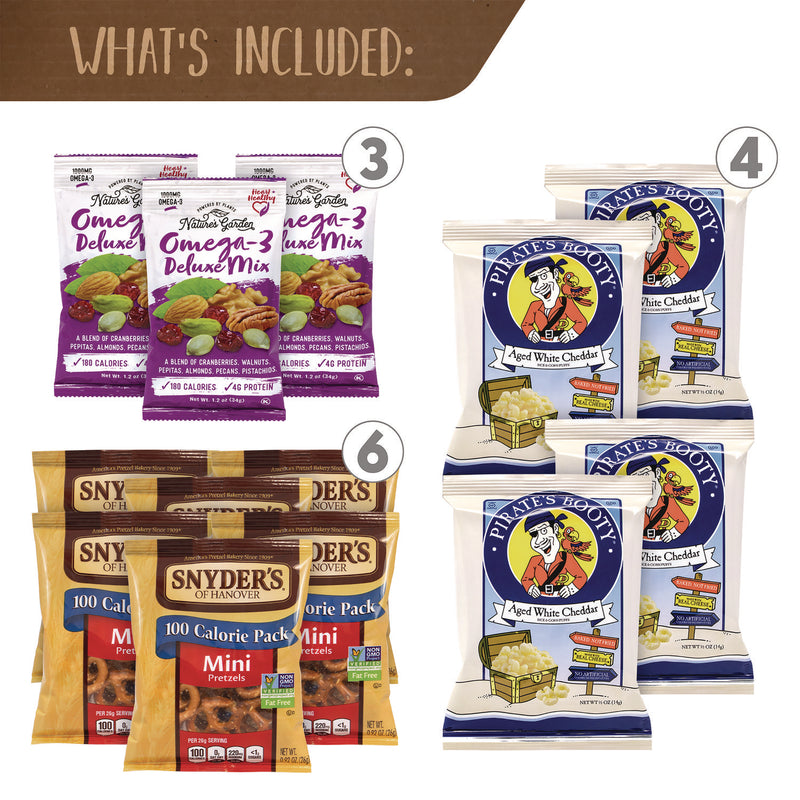 Snack Box Pros Better For You Snack Box, 37 Assorted Snacks/Box (GRR70000154) Case of 37