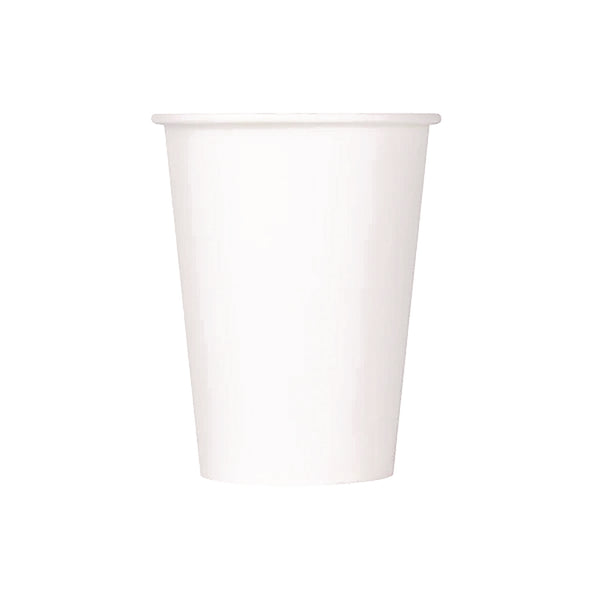 Karat Double Poly Paper Cold Cups, 12 oz, White, 1,000/Carton (KRTCKCP12W) Case of 1000