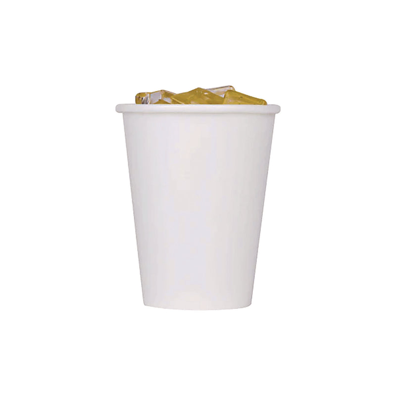 Karat Double Poly Paper Cold Cups, 9 oz, White, 1,000/Carton (KRTCKCP9W) Case of 1000
