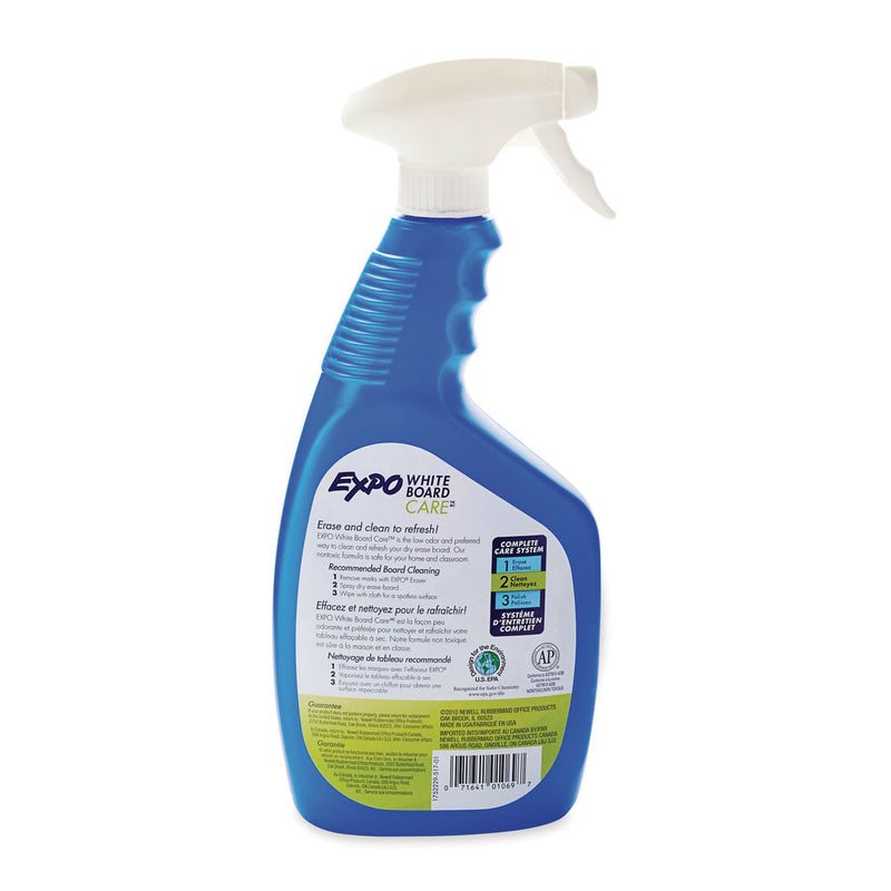 EXPO® White Board CARE Dry Erase Surface Cleaner, 22 oz Spray Bottle, 12/Carton (SAN1752229CT) Case of 12