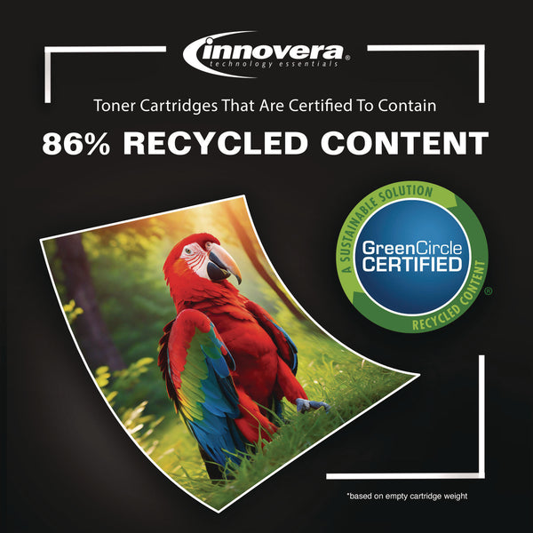 Innovera Remanufactured Black Toner, Replacement for 414A  (W2020A), 2,400 Page-Yield (IVRW2020A) Each