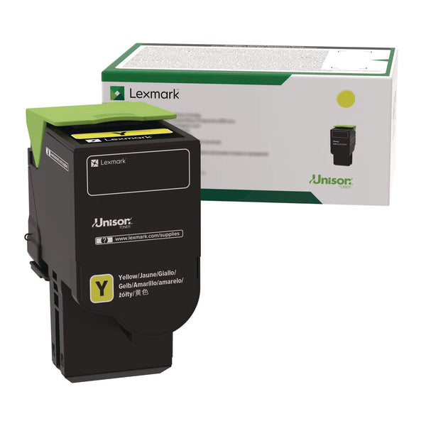 Lexmark 78C1XY0 Return Program Extra High-Yield Toner, 5,000 Page-Yield, Yellow (LEX78C1XY0) Each