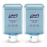 PURELL® HEALTHY SOAP with CLEAN RELEASE Technology Refill, For ES10 Dispensers, Mandarin Grapefruit Scent, 1,200 mL, 2/Carton (GOJ837102CT) Case of 2