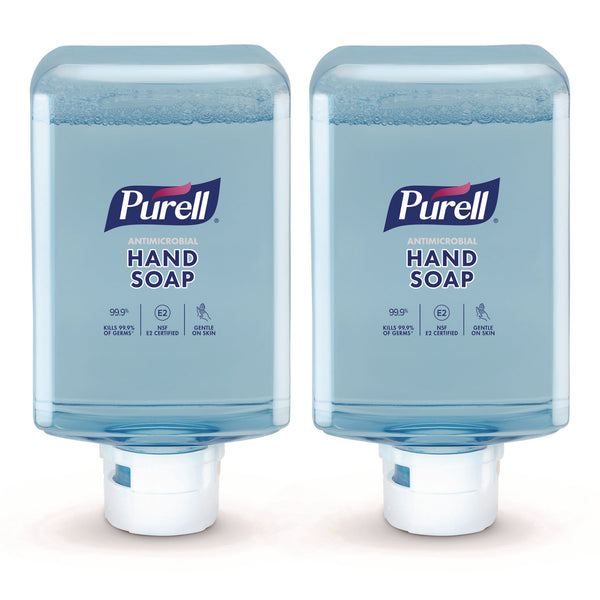 Purell Antimicrobial Fragrance Free Foaming Hand Soap, 1,200 mL Refill, 2/Carton (GOJ838302CT) Case of 2