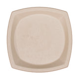 Dart Compostable Fiber Dinnerware, ProPlanet Seal, Plate, 10 x 10, Tan, 125/Pack (DCC10PSC1PFPK) Pack of 125