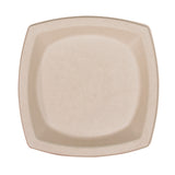 Dart Compostable Fiber Dinnerware, ProPlanet Seal, Plate, 8.25 x 8.25, Tan, 500/Carton (DCC8PSC1PF) Case of 4