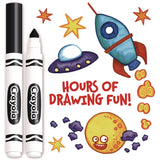 Crayola Bulk Broad Line Marker, Broad Bullet Tip, Black, 12/Box (CYO587700051) Box of 12