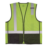 Ergodyne GloWear 8210Z Hi-Vis Class 2 Mesh Vest, 2X-Large to 3X-Large, Lime (EGO23017) Each