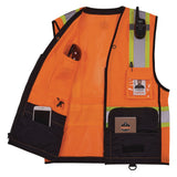 Ergodyne GloWear 8251HDZ Class 2 Two-Tone Hi-Vis Safety Vest, 4X-Large to 5X-Large, Orange (EGO23049) Each