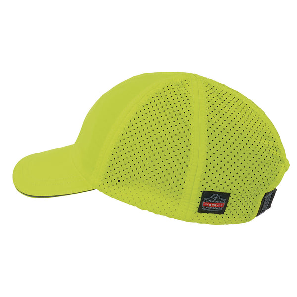 Ergodyne Skullerz 8947 Lightweight Baseball Hat and Bump Cap Insert, X-Small/Small, Lime (EGO23456) Each