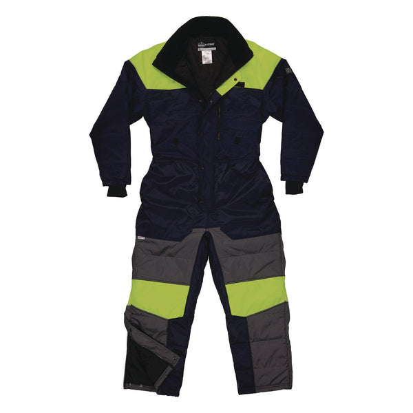 Ergodyne N-Ferno 6475 Insulated Freezer Coverall, X-Large, Navy (EGO41245) Each
