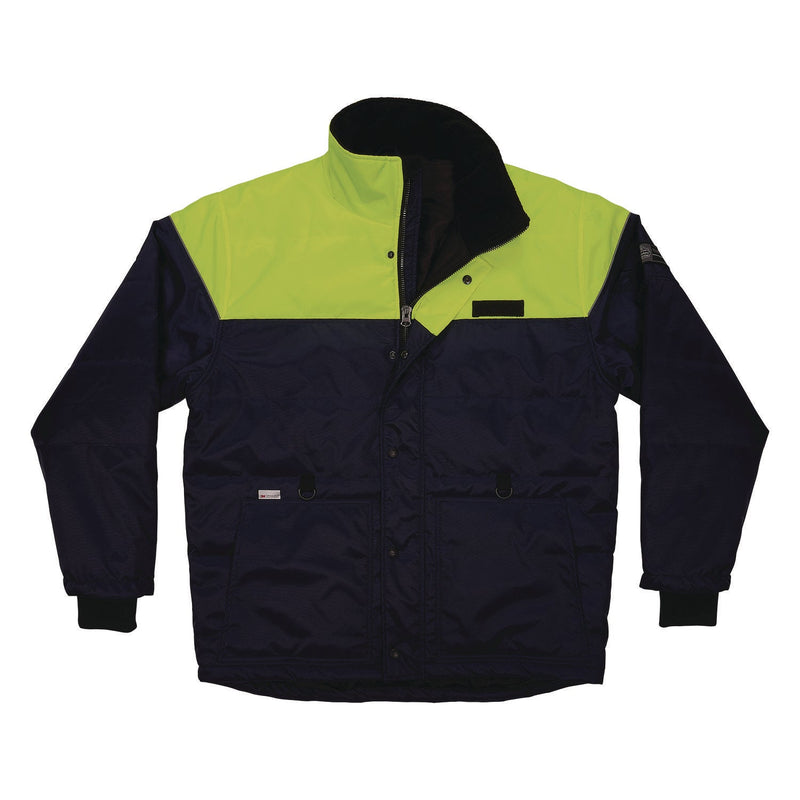 Ergodyne N-Ferno 6476 Insulated Freezer Jacket, X-Large, Navy (EGO41255) Each