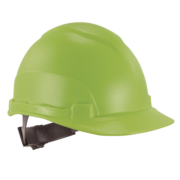 Ergodyne Skullerz 8967 Class E Lightweight Cap-Style Hard Hat, 6-Point Rachet Suspension, Lime (EGO60226) Each