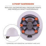 Ergodyne Skullerz 8986 6-Point Hard Hat Suspension Replacement, Gray (EGO60233) Each