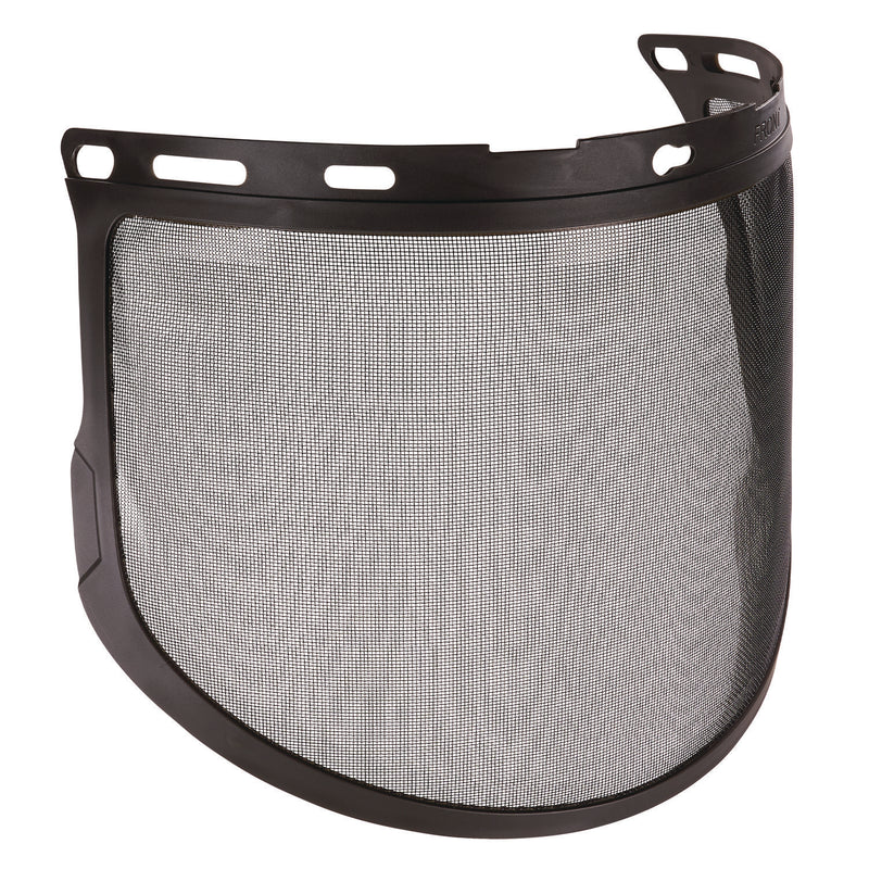 Ergodyne Skullerz 8999 Mesh Face Shield Replacement for Hard Hat and Safety Helmet, Black (EGO60253) Each