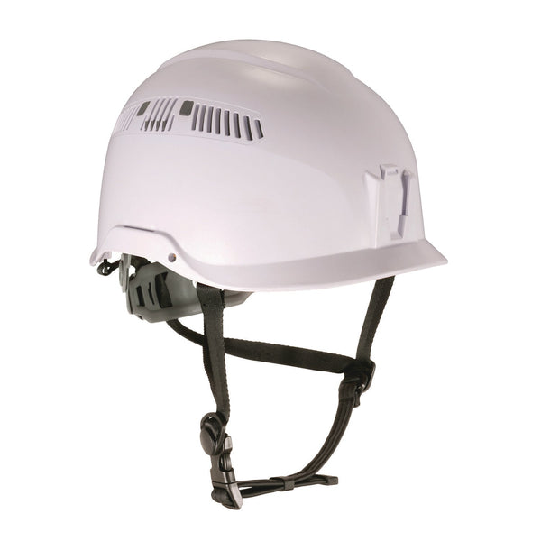 Ergodyne® Skullerz 8977 Class C Safety Helmet with Adjustable Venting, 6-Point Rachet Suspension, White (EGO60264) Each
