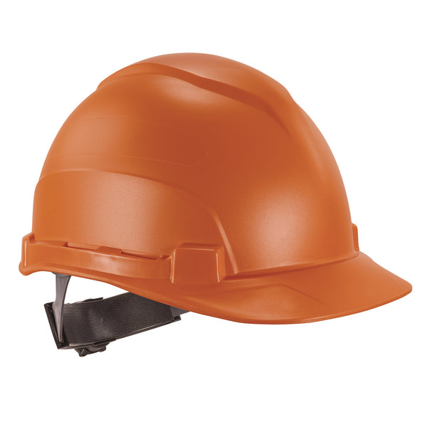 Ergodyne Skullerz 8967 Class E Lightweight Cap-Style Hard Hat, 6-Point Suspension, Orange (EGO60272) Each