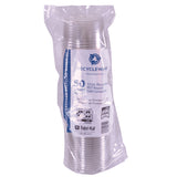 Fabri-Kal® Recycleware Round Deli Container, 12 oz, 4.6" Diameter x 2.3" h, Clear, Plastic, 500/Carton (FABRD12) Case of 500