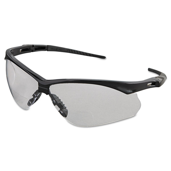 KleenGuard™ V60 Nemesis Rx Reader Safety Glasses, Black Frame, Clear Lens, +2.5 Diopter Strength (ANS28627) Each