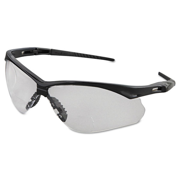 KleenGuard™ V60 Nemesis Rx Reader Safety Glasses, Black Frame, Clear Lens, +2.0 Diopter Strength (KCC28624) Each