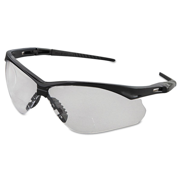 KleenGuard™ V60 Nemesis Rx Reader Safety Glasses, Black Frame, Clear Lens, +2.0 Diopter Strength (ANS28624) Each
