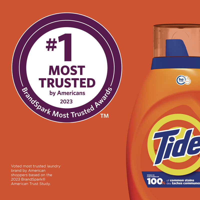 Tide Liquid Tide Laundry Detergent, 32 Loads, 42 oz Bottle, 6/Carton (PGC12117CT) Case of 6