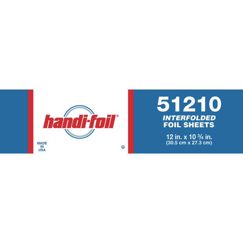 Handi-Foil Interfold Sheets, 10.75 x 12, 3,000 Sheets/Carton (HFA51210) Case of 3000