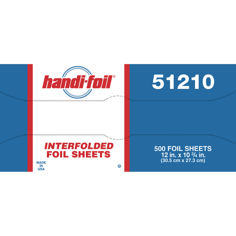 Handi-Foil Interfold Sheets, 10.75 x 12, 3,000 Sheets/Carton (HFA51210) Case of 3000