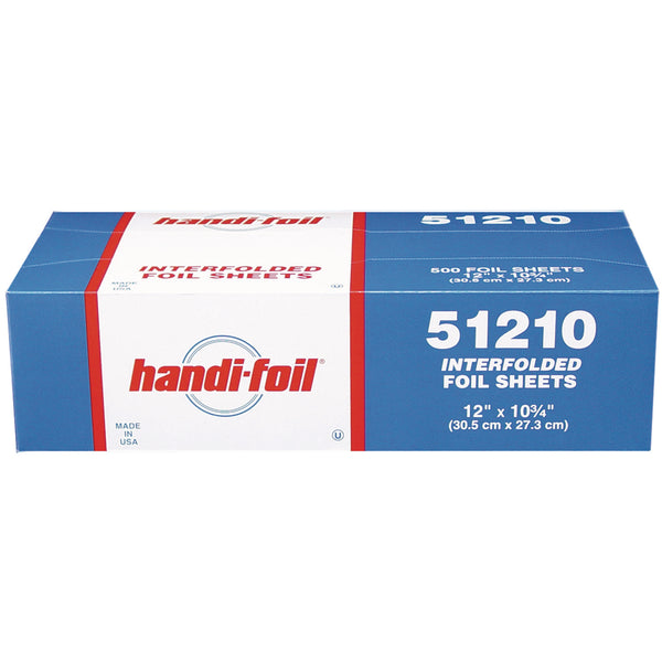 Handi-Foil Interfold Sheets, 10.75 x 12, 3,000 Sheets/Carton (HFA51210) Case of 3000
