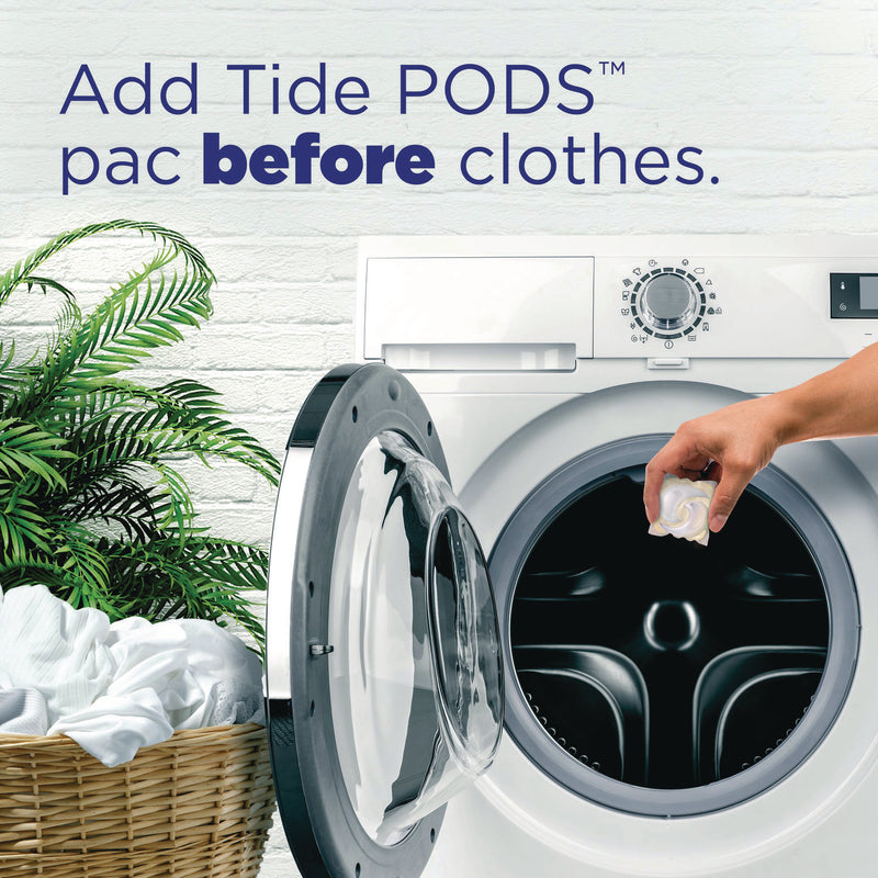 Tide PODS Laundry Detergent, Free and Gentle, 63 oz Tub, 76 Pacs/Tub, 4 Tubs/Carton (PGC09488CT) Case of 4