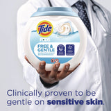 Tide PODS Laundry Detergent, Free and Gentle, 63 oz Tub, 76 Pacs/Tub, 4 Tubs/Carton (PGC09488CT) Case of 4