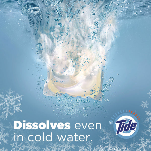 Tide PODS Laundry Detergent, Free and Gentle, 63 oz Tub, 76 Pacs/Tub (PGC09488EA) Each