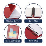 AT-A-GLANCE® Fashion Monthly Planner, 11 x 9, Red/Gold Cover, 15-Month: Jan 2024 to March 2025 (AAG702501324) Each