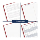 AT-A-GLANCE® Fashion Monthly Planner, 11 x 9, Red/Gold Cover, 15-Month: Jan 2024 to March 2025 (AAG702501324) Each