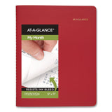 AT-A-GLANCE® Fashion Monthly Planner, 11 x 9, Red/Gold Cover, 15-Month: Jan 2024 to March 2025 (AAG702501324) Each