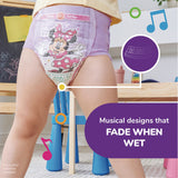 Huggies® Learning Designs Potty Training Pants for Girls, Size 5, 3T-4T, 32 lbs to 40 lbs, 84/Carton (KCM45269) Case of 84