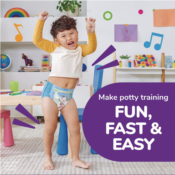 Huggies® Pull-Ups Learning Designs Potty Training Pants for Boys, Size 5, 3T-4T, 32 lbs to 40 lbs, 84/Carton (KCM45271) Case of 84