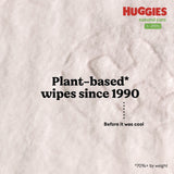 Huggies® Natural Care Sensitive Baby Wipes, Unscented, White, 64/Pack, 12 Packs/Carton (KCM51079) Case of 12