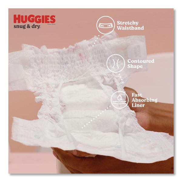 Huggies® Sung and Dry Diapers, Size 6, 35+ lbs, 112/Carton (KCM56459) Case of 112