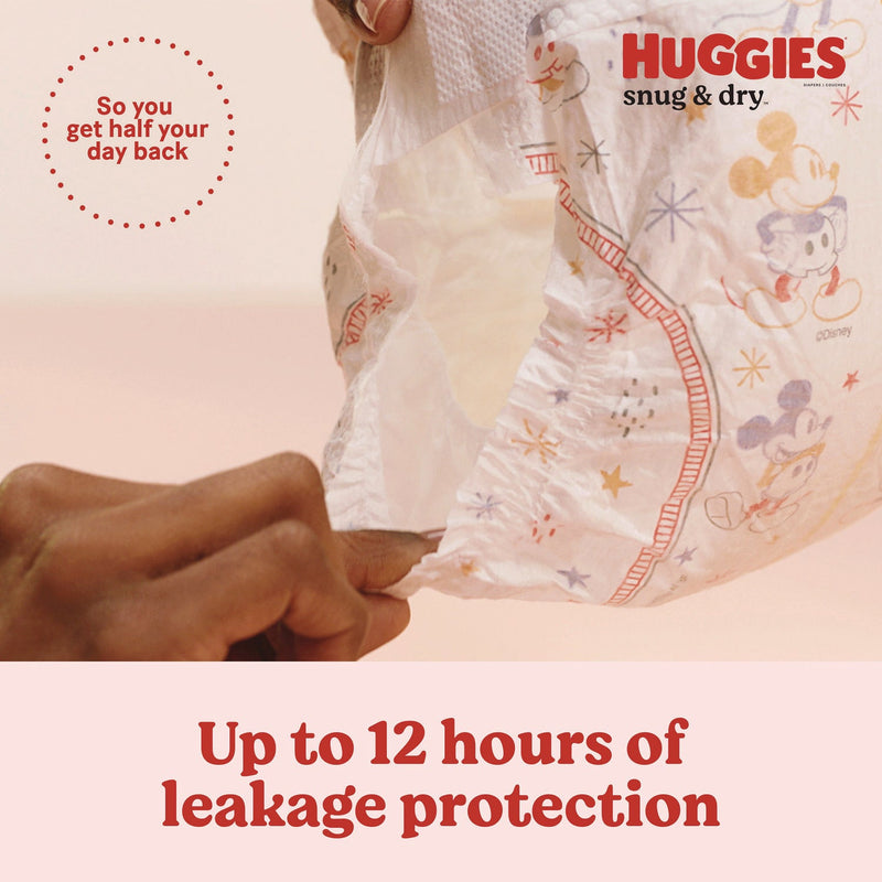 Huggies® Sung and Dry Diapers, Size 6, 35+ lbs, 104/Carton (KCC51516) Case of 104