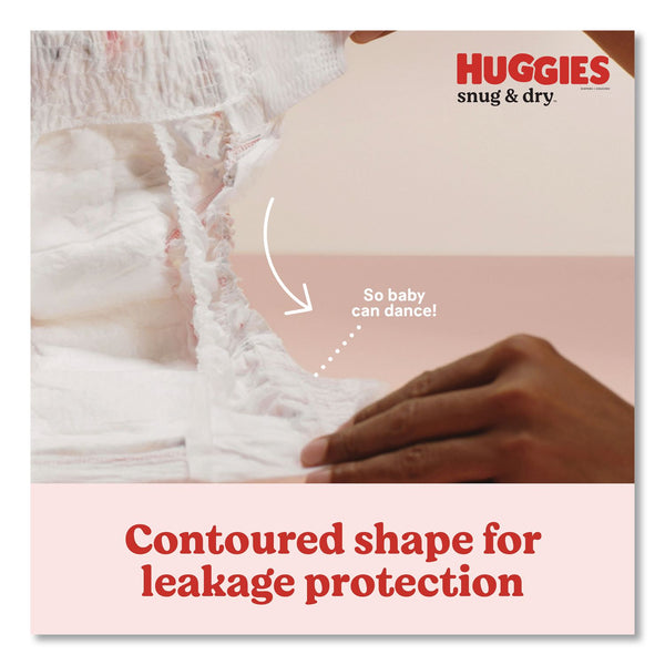 Huggies® Snug and Dry Diapers, Size 3, 16 lbs to 28 lbs, 168/Carton (KCM56456) Case of 168