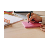 Post-it® Notes Super Sticky Note Pads in Summer Joy Color Collection Colors, 4" x 6", Note Ruled, 90 Sheets/Pad, 5 Pads/Pack (MMM6605SSJOY) Pack of 5
