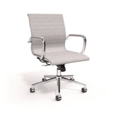 Union & Scale™ Everell Fabric Managers Chair, Supports up to 275 lb, 16.4" to 20.1" Seat Height, Heather Gray Seat/Back, Chrome Base (UOSUN53279CC) Each
