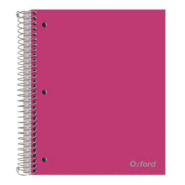 Oxford™ Three-Subject Notebook, 3 Subject, College Rule, Randomly Assorted Cover Color, (150) 11 x 9 Sheets (OXF10586) Each