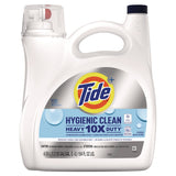 Tide® Hygienic Clean Heavy 10x Duty Liquid Laundry Detergent, Unscented, 146 oz Bottle (PGC3077209452) Each